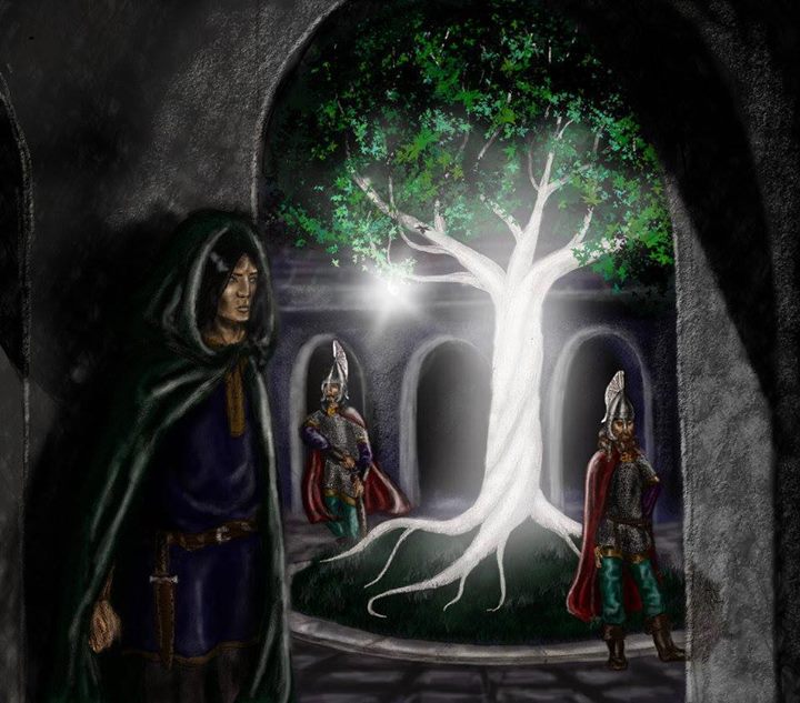 mwitkowski5's tweet photo. #Isildur and the fruit of #Nimloth art by Mirach Ravaia #Silmarillion #tolkien @MiddleArt https://t.co/wGSUfEtWoJ