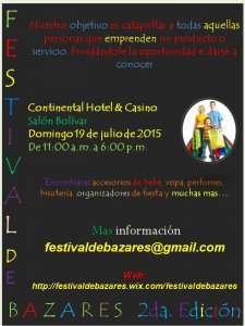 Fstival de Bazares 2015 eldato.redesvision.com/aviso.php?avis…