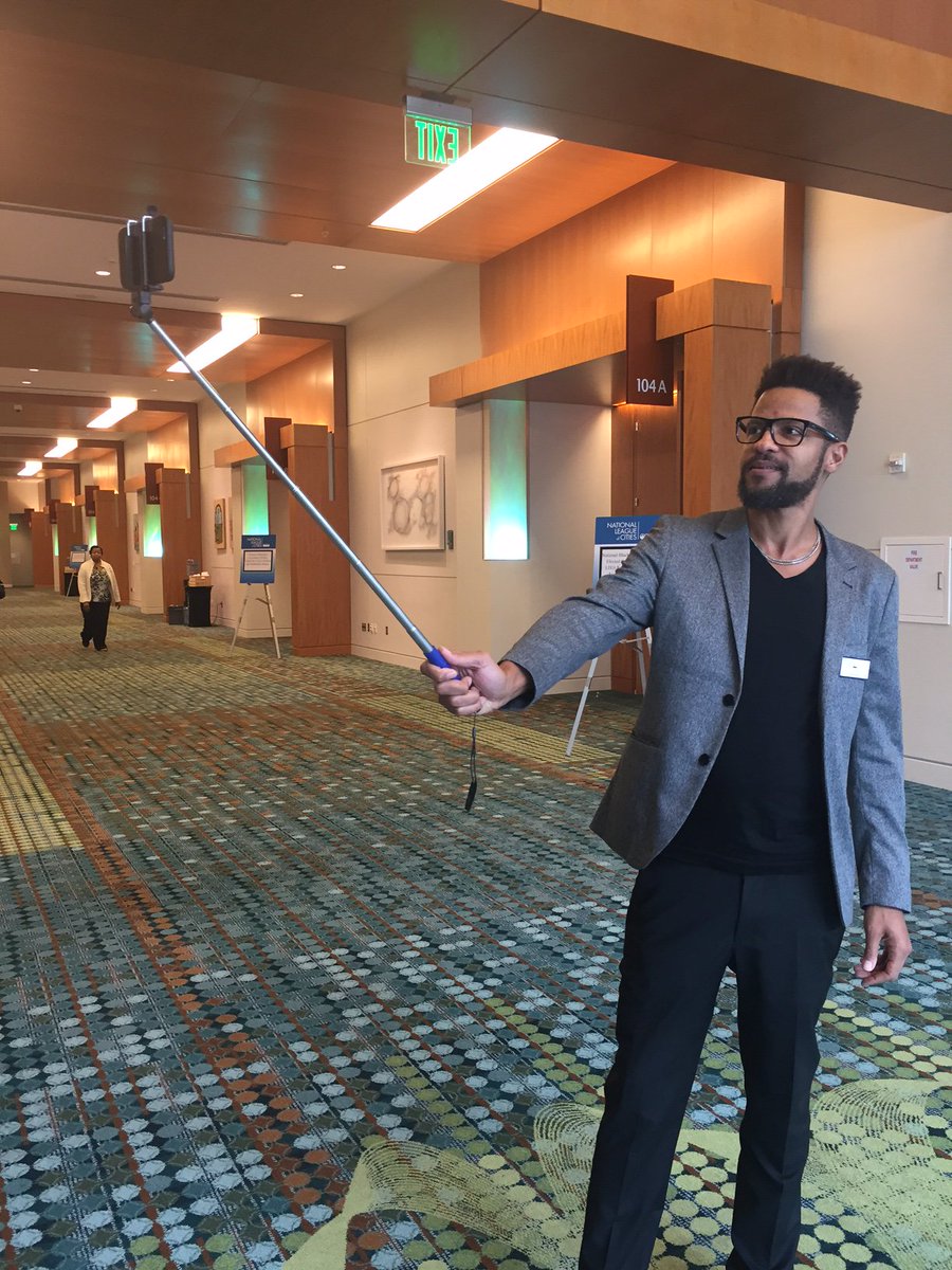 Get your selfie stick at the Ask NLC booth #NLC15