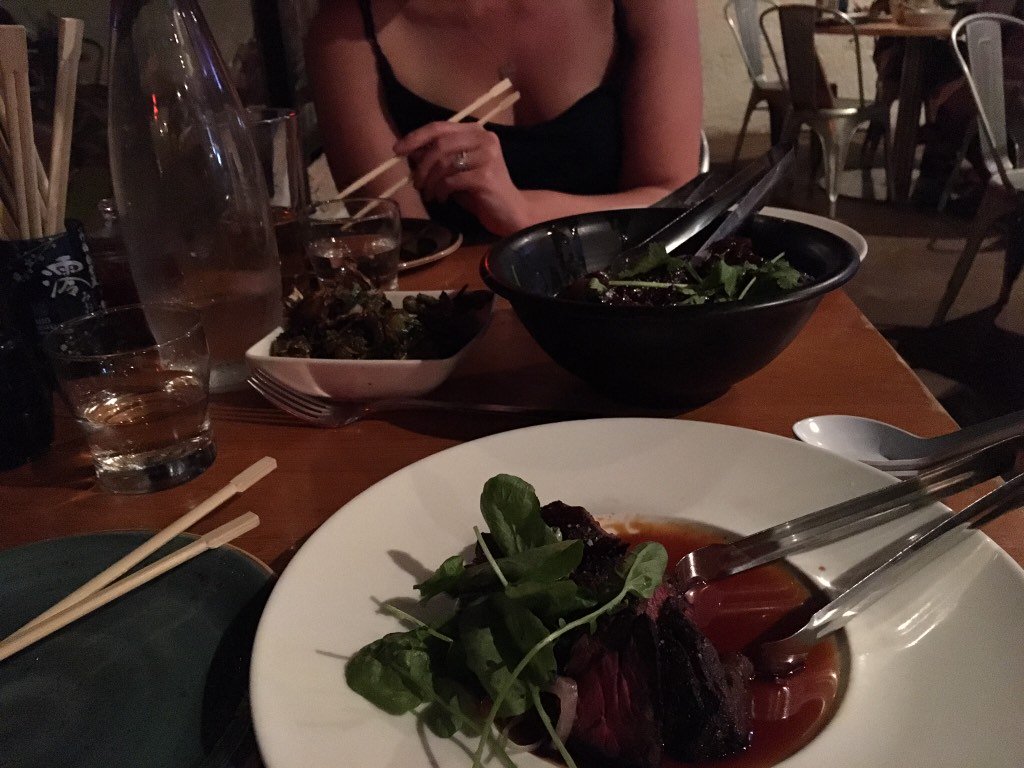 bchappell_ATX's tweet photo. Best dinner of the stay @migrantmaui #topchef #sheldonsimeon was in the kitchen and on point! https://t.co/uhBzTFCz1d