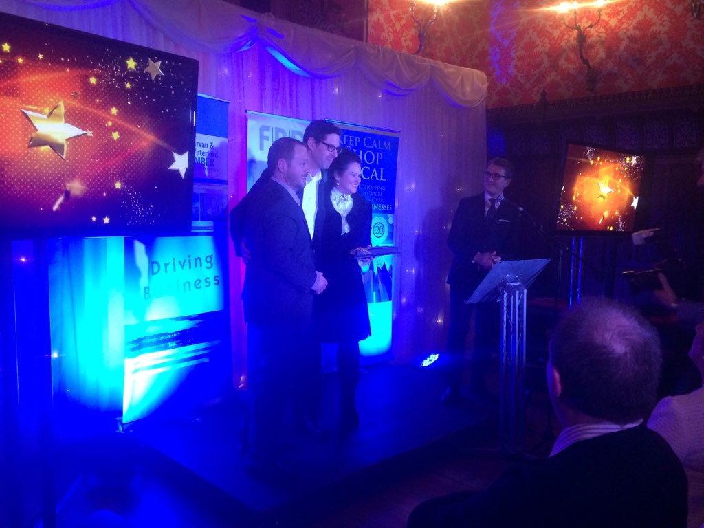 Customer Service Award sponsored by Encore Stage Academy- winners Dgn Paints &amp; DIY #dvanchamberawards2015