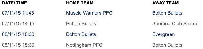 Bolton Bullets PFC tweet media
