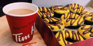 CoelhoCrystal's tweet photo. Sweet Deal: Pay with @INTERAC Flash at @TimHortons &amp; your next donut will be free! https://t.co/2hh0HLMZUM https://t.co/pkXm08HI4F