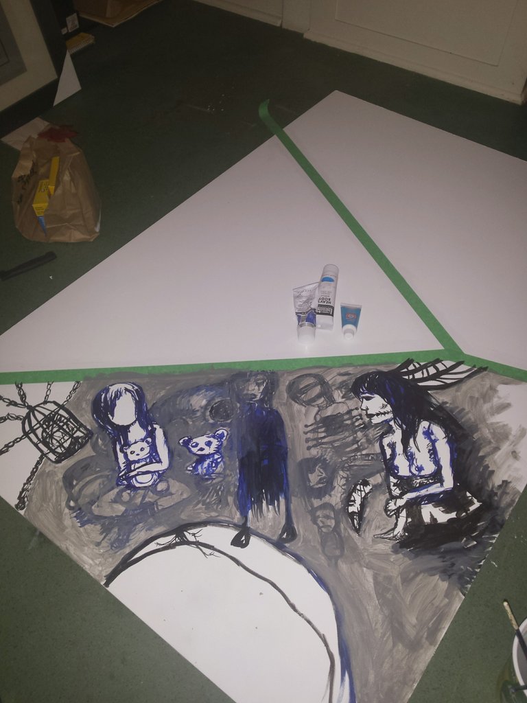 d_woolfe's tweet photo. Second progress shot # depression # art expression  # serotonin #SADCHILD @d_woolfe https://t.co/2I3AVKofzs