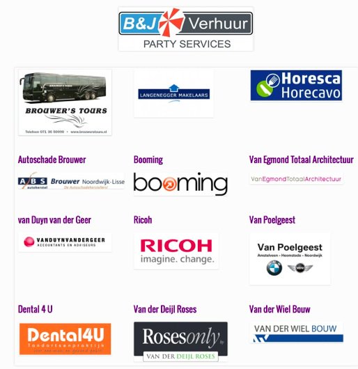 We stellen graag onze sponsors aan u voor!! #NieuwjaarsgalaNW #Noordwijk