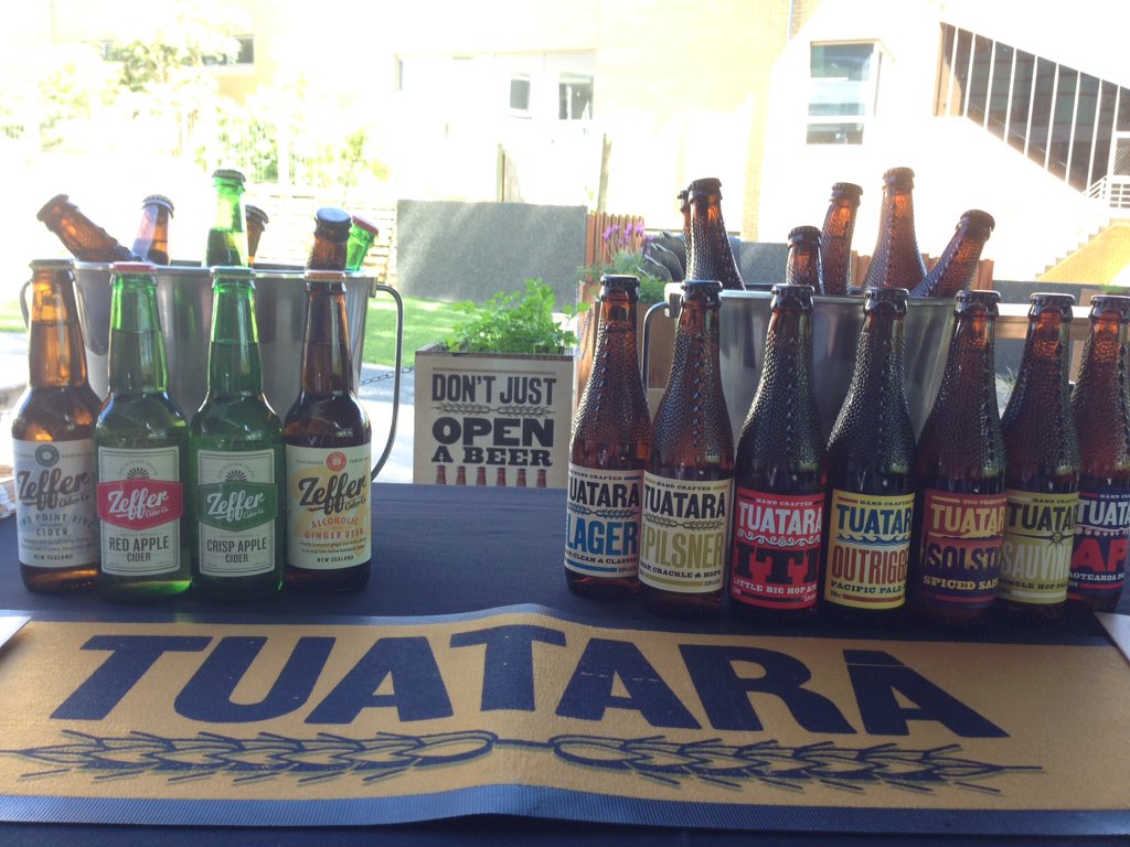 All ready for the <a href="/HamiltonWineCo/">HamiltonBeer&WineCo.</a> showcase! Sun's out with a beauty line up @TuataraBrew <a href="/zeffercider/">Zeffer Cider Co.</a>