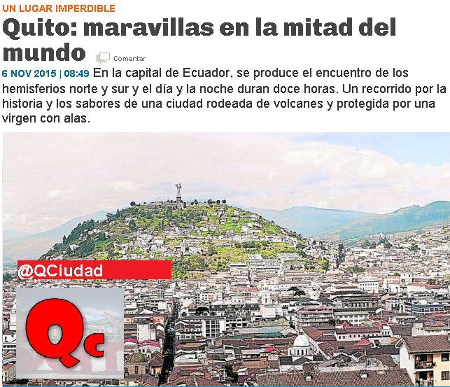 QCiudad's tweet photo. #BuenViernes #BuenasNoticias, quiteños. https://t.co/499jL4VYrE