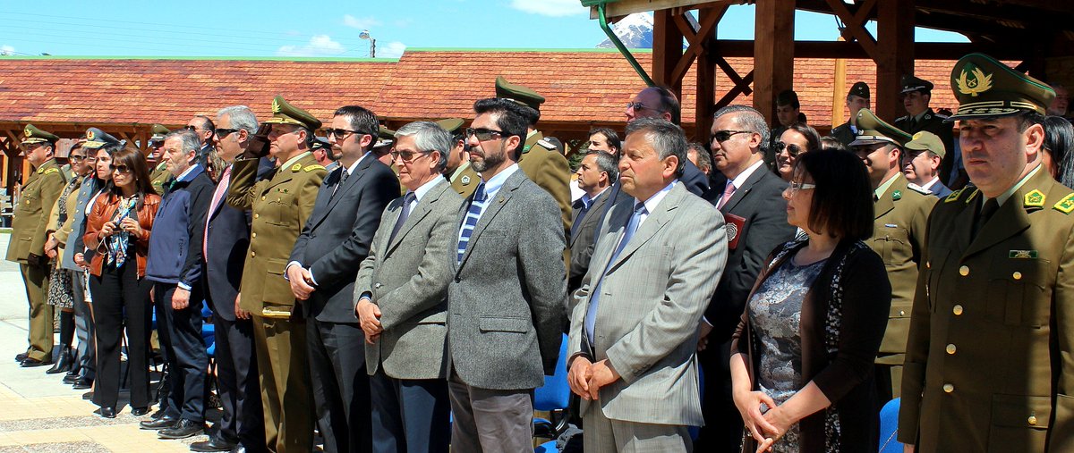 Desfile y ceremonia conmemorando los 50 años del fallecimiento del Tte. Merino C. #VillaOhiggins #CarabinerosdeChile