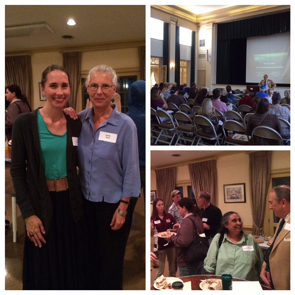 piedmontenviron's tweet photo. 100 farmers, landowners &amp; others came to our 2 #farmland leasing workshops this week! Thx Kathy Ruhf @LandForGood! https://t.co/GQq59hc8cA