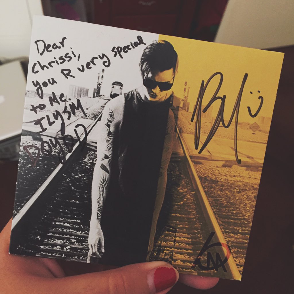 ChrissiRose23's tweet photo. One of the best albums ever. Love this guy to death 💙 #DQYDD #TNS #WBREP2015 https://t.co/QZocoRNzDL