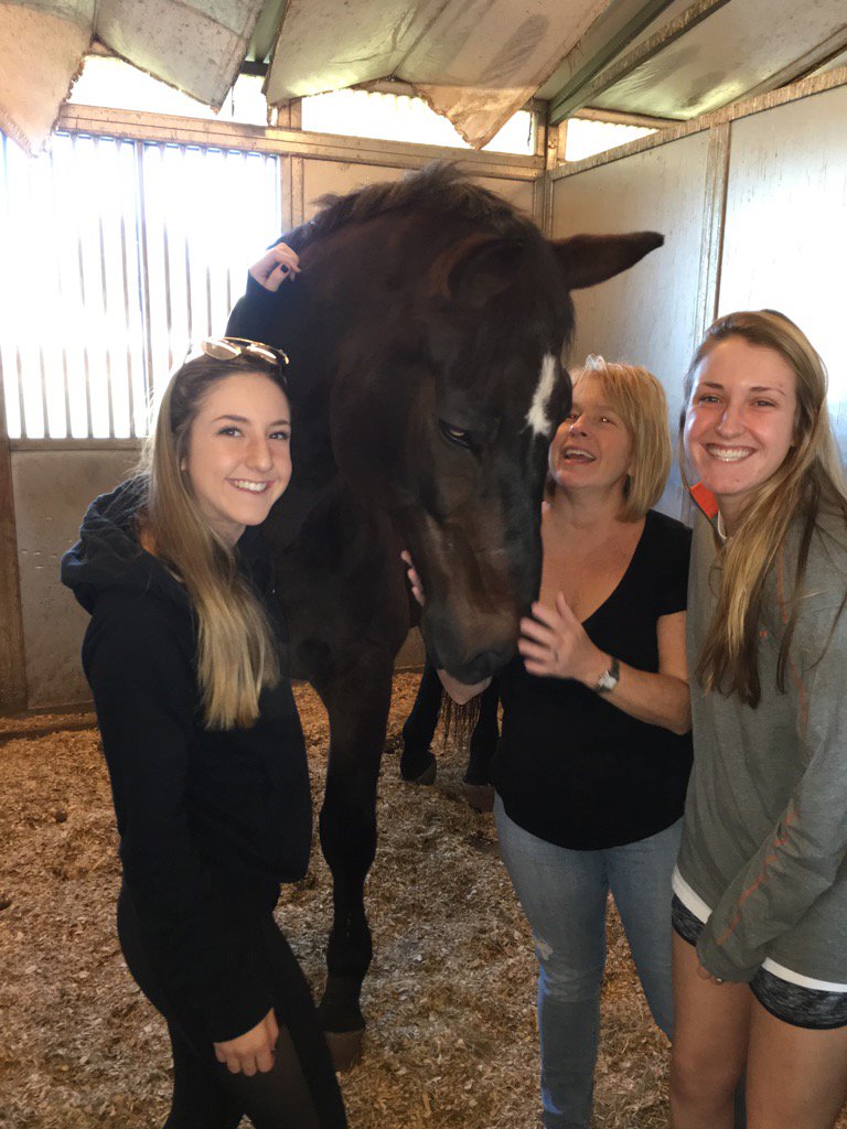scottdrysch's tweet photo. Girls visiting Milton at OSU.  He looks great. https://t.co/CQBoto6W5V