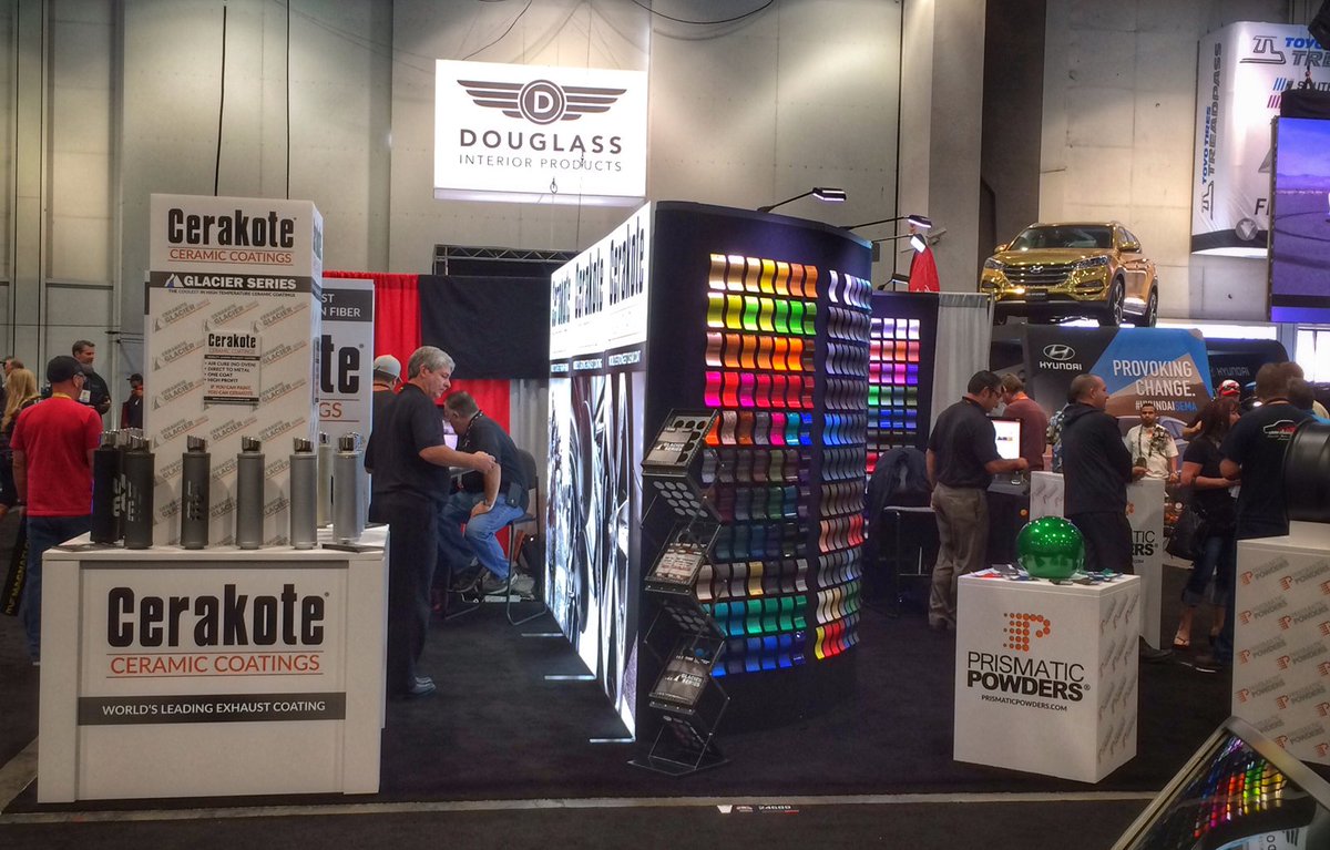 CerakoteHighTem's tweet photo. @SEMASHOW is winding down - last chance to visit #Cerakote at booth 24589! Thanks to all who stopped by! https://t.co/yVB9bcIxee