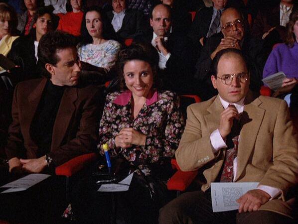 "Anyone who would laugh at a recital is probably some sort of lunatic anyway." #Seinfeld #JerrySeinfeld https://t.co/Wtf6j8KesF