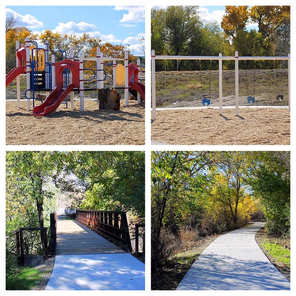 JUST IN TIME FOR THE WEEKEND. Come enjoy Las Colonias Playground &amp; South Rim Trail! There's sun in our forecast GJ!