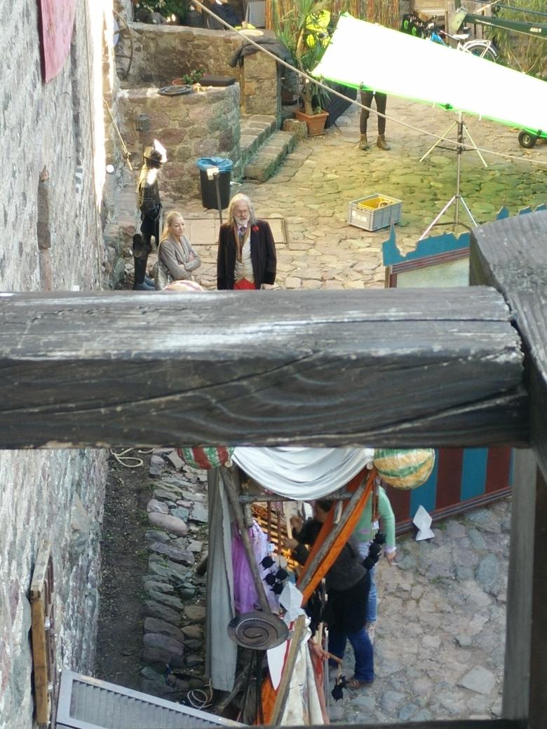 teamblau's tweet photo. Spannende Begegnung bei Locationbesichtung auf Schloss #Runkelstein: Willkommen in #Südtirol #HaraldSchmidt https://t.co/PXtAKWAMSt