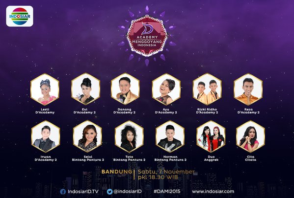 Selamat pagi matess. Jngan lupa ya nanti malam sksikan DAMI bandung ,ini yg bkal mau tampil nanti :D