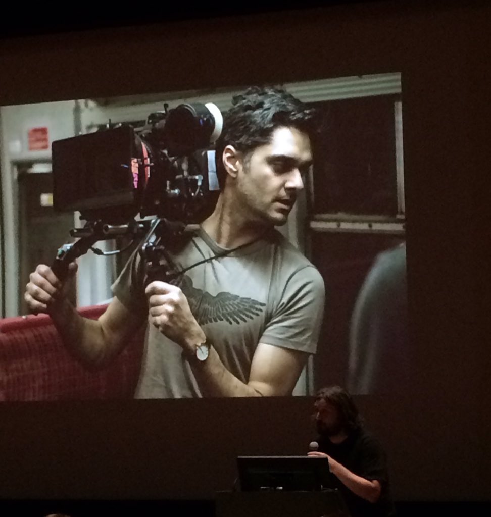 Cory_Malkin's tweet photo. An amazing Behind the scenes look with Director Omid Nooshin @LastPassengerUK #cntv101 https://t.co/GdXyLphd47
