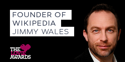 lovieawards's tweet photo. BREAKING: Founder of @Wikipedia @Jimmy_wales will present @lilycole w/ the Emerging Entrepreneur Award! #Lovies https://t.co/82oxGYvYNN