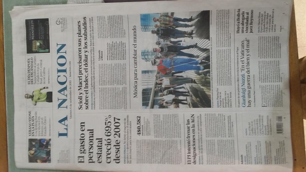 PlayingFCArg's tweet image. Compartimos nota de tapa de hoy en @LANACION. Estamos muy contentos.  Los esperamos mañana. lanacion.com.ar/1843185-playin…