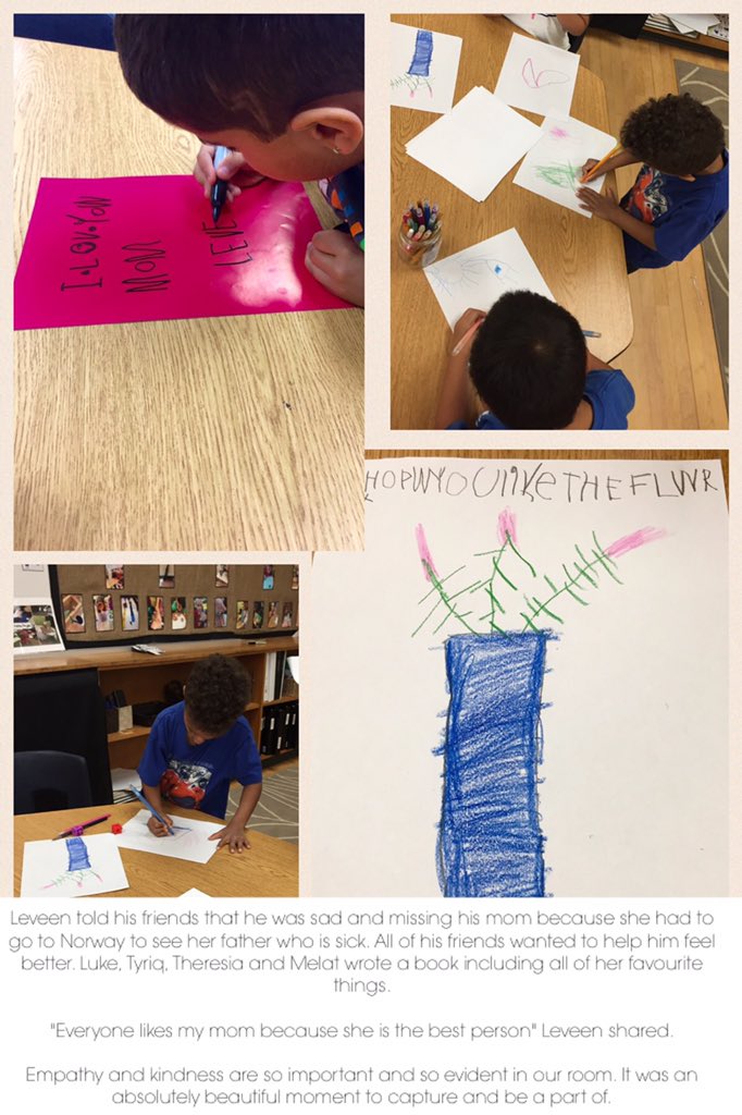 Beautiful learning opportunities in #FDK. Development of compassion, empathy and kindness.