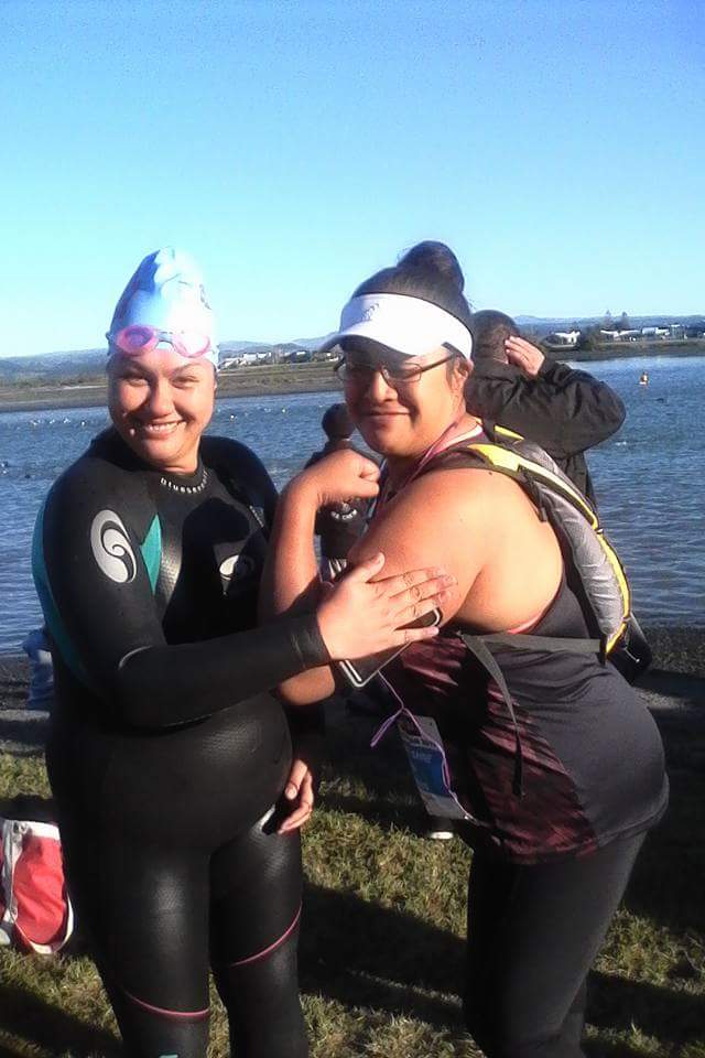 tmarlee02's tweet photo. Big ups to my team #wonderwahine #ironmaori2015 so glad I meet my goal completed 10.5k run in hour 30 mins https://t.co/EsZSSYpjIL