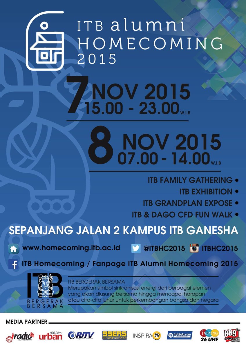 ITBHC2015's tweet photo. The D day! We are so excited!!
Ikuti terus live report acara ini di fan page ITB Alumni Homecoming 2015 https://t.co/m9iHsYjYuB
