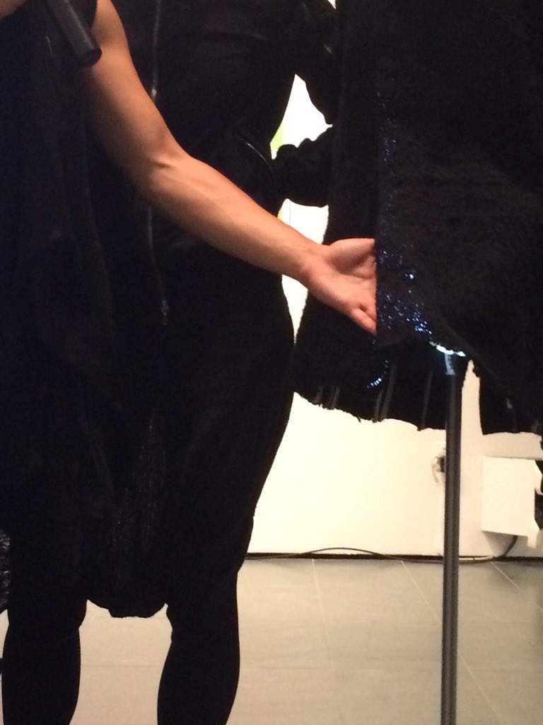 MoMA_Live's tweet photo. Another Cortรฉs project: a fiber optic jacket powered by Arduino. #MoMAStudio https://t.co/KC9d8efmlF