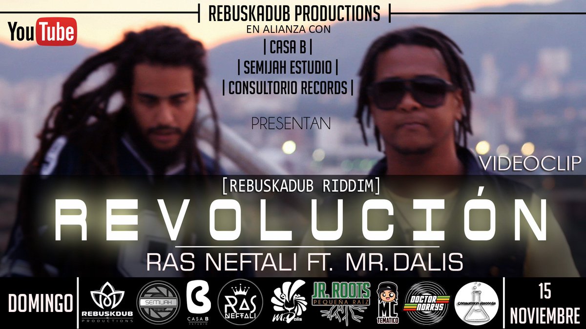 SemijahEstudio's tweet photo. #15Nov Lanzamiento del Nuevo Tema
✔#Revolución - [@RasNeftali Ft. @MrDalis]
¡Con una Alianza de alto nivel!
#REGGAE https://t.co/58p791EG3r