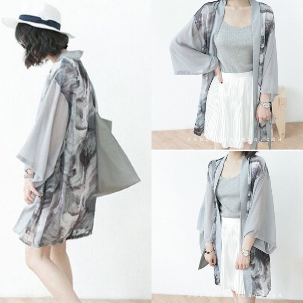 minimallis's tweet photo. Gleca Kimono Cardy (Bust Open, Length 90cm, Chiffon). Idr 115K https://t.co/SpB1TTIeB2