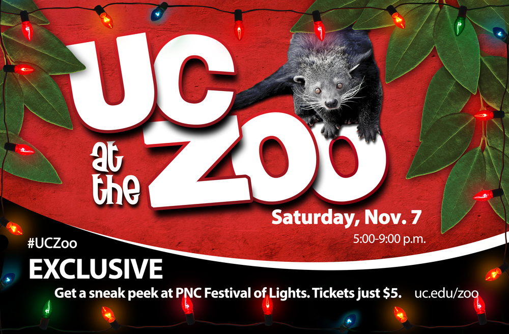 We can't wait for #UCZoo tomorrow night! You can still purchase your tickets here: on.uc.edu/154VhmE