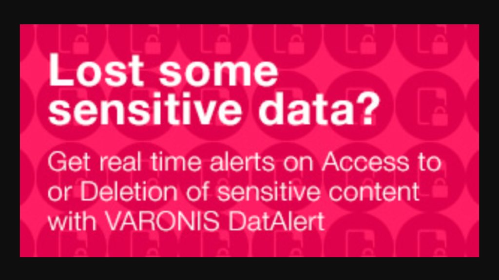 JohnOCallaghans's tweet photo. Time to keep your #data safe with @varonis Datalert. @AsystecDMS #Scotland #data #security #Solutions2015 https://t.co/5chU18Mc0E