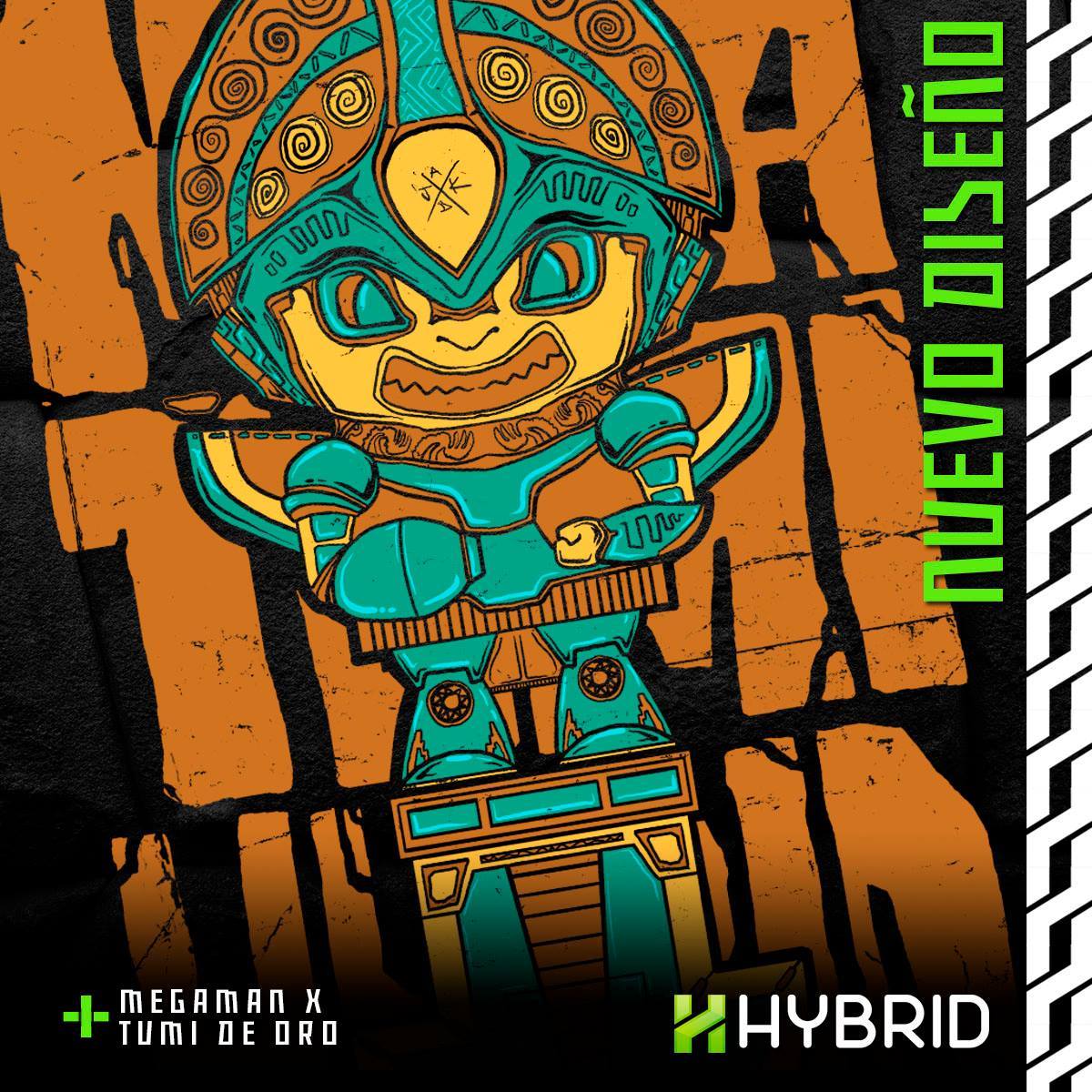 Hybrid_tmko's tweet photo. Qué tal este #hybridos Tumi = Cuchillo ceremonial de las culturas #Moche, #Chimú e #Inca.
Megaman = Videojuego https://t.co/pYdiBdouNE