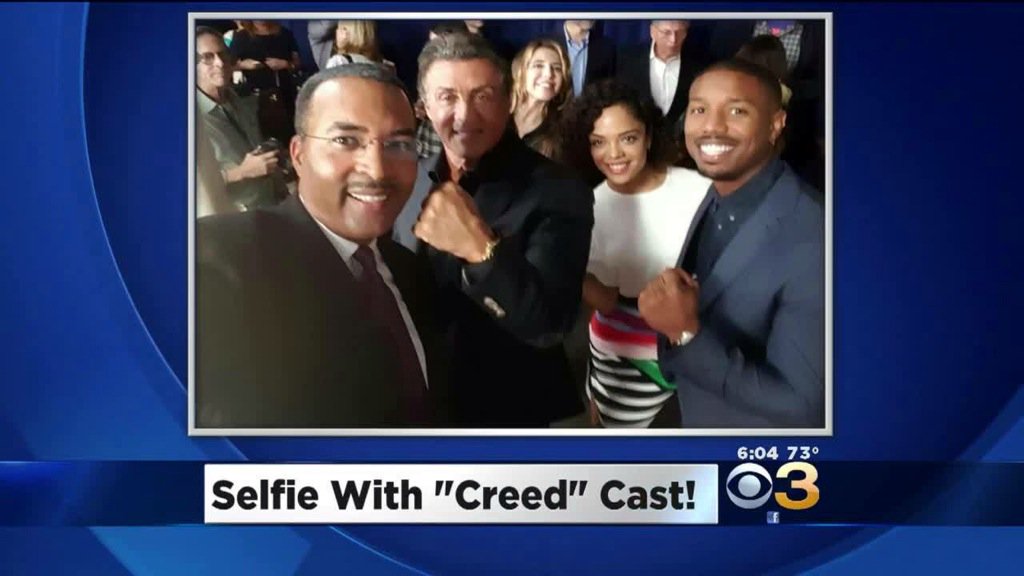 CBSPhiladelphia's tweet photo. #cbs3selfie #Creedmovie @UkeeWashington https://t.co/7UBCmT6hL6 https://t.co/mhurxUmRw4