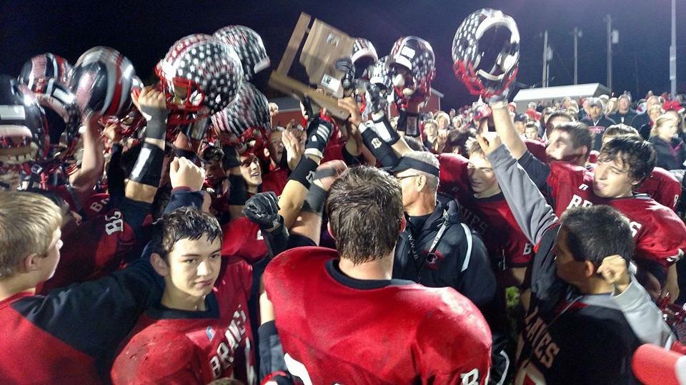 btowncoachmay's tweet photo. Great job tonight. I am very proud of this football team, Go Braves https://t.co/6ocvfLFyt4