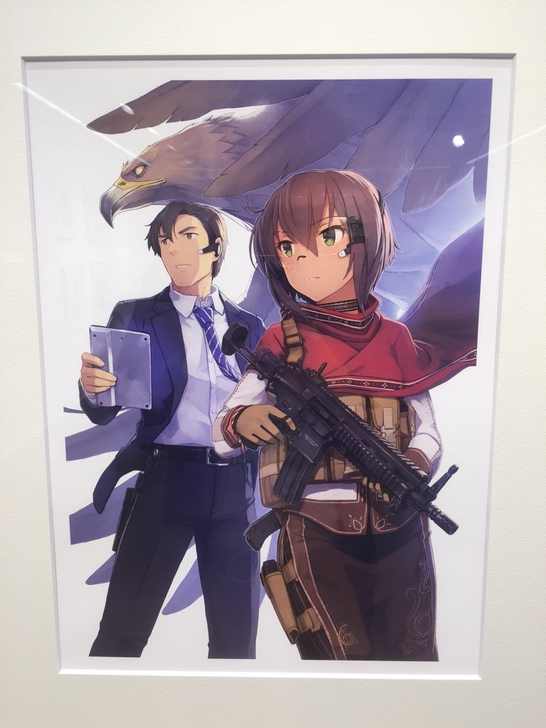 しずまよしのり先生の画展見てきたー!実物のラフ画とかも見れて来て良かった。写真OKと言うことなので撮らせてもらいました。 #しずま画展