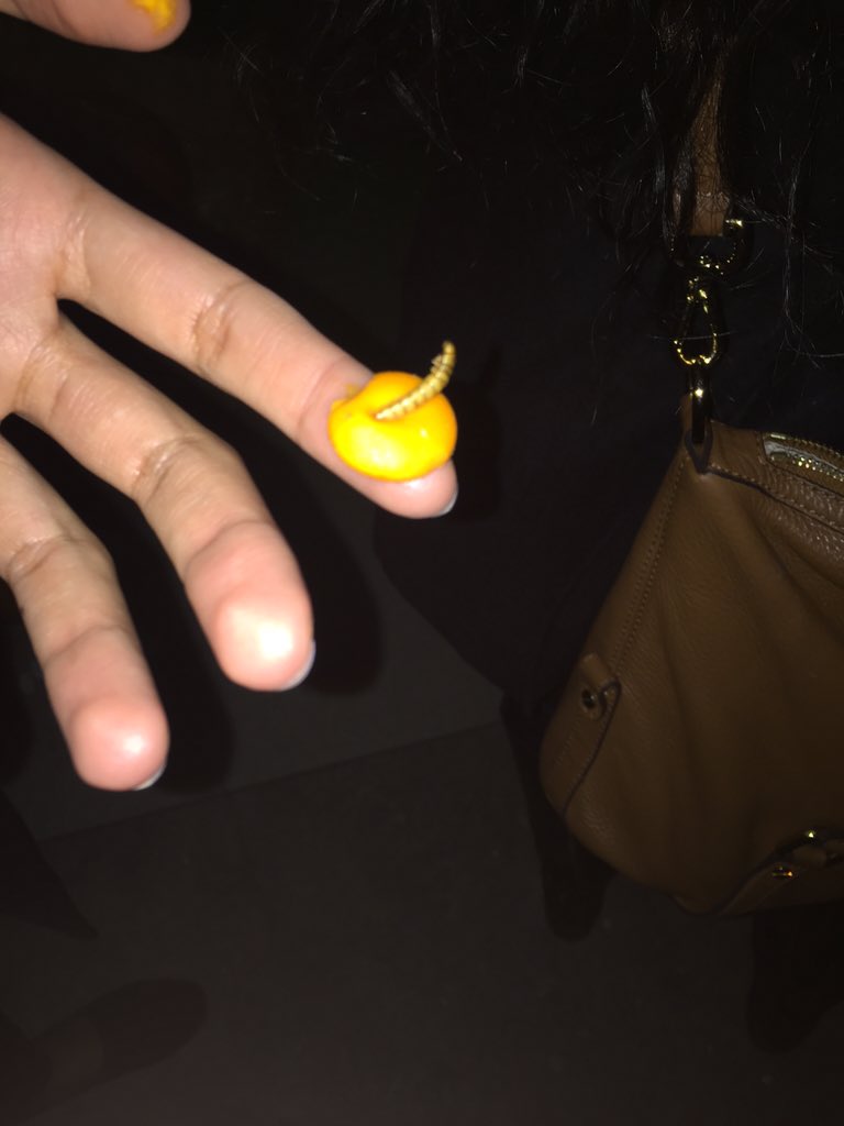 acomdmit1001's tweet photo. I just ate a real worm... I didn't think it would be real 😱 ughhh @PERRY_CHAHAL  #acom #dmit1001 https://t.co/1QKbH0uroD