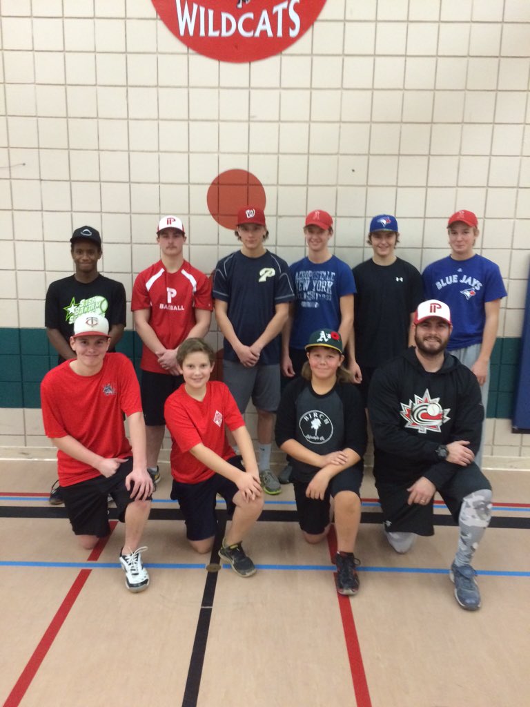 blainekovach's tweet photo. Had a great opening to the Estevan branch of the Inside Pitch Baseball Academy ! #IPway https://t.co/yspjgr3u01