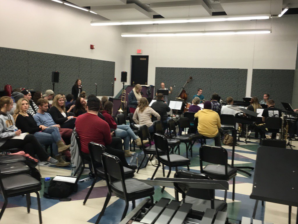 SeanT8's tweet image. #AddamsFamily sitzprobe just #OneNormalNight in the rehearsal studio.
