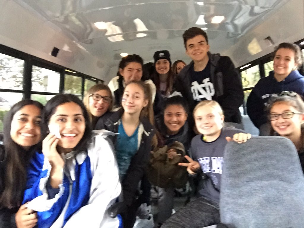 JonTagulao's tweet photo. Thanks fan bus for bringing the noise. Great time Archbishop Cup. Congrats @NDJugglers Fball team on showing heart https://t.co/7FsUbxR8Kq