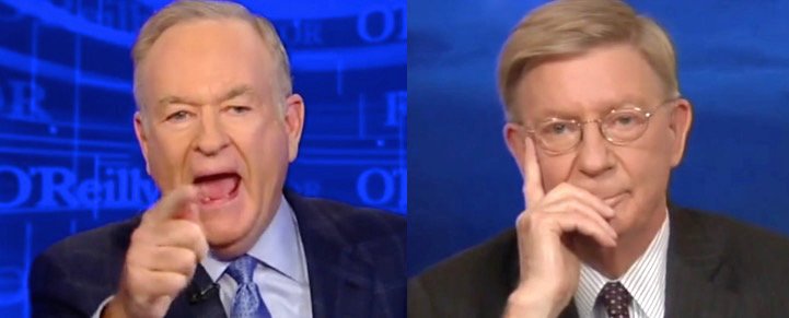 Bill O'Reilly meltdown over George Will VIDEO