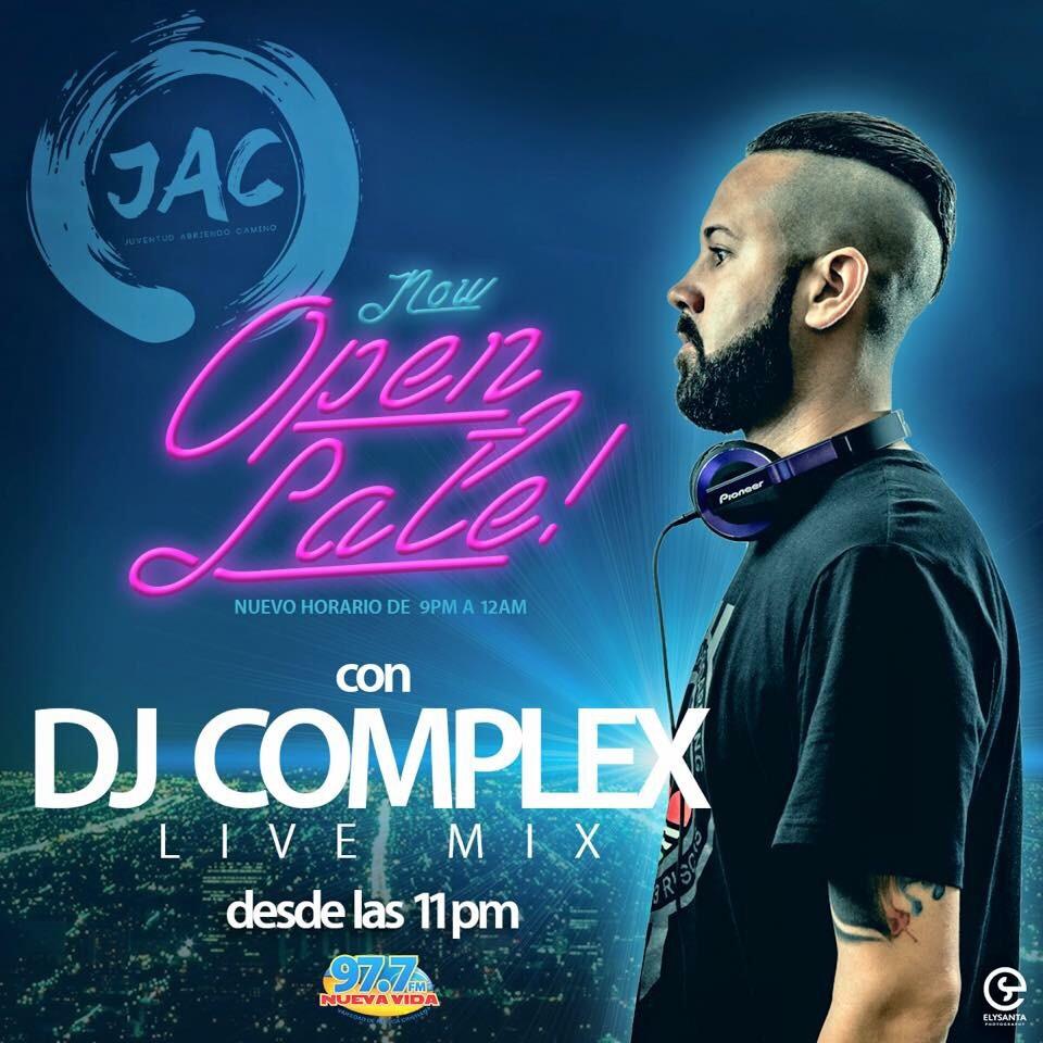 eliudlvoices's tweet photo. Hoy a las 11!!! #DJComplex @nuevavida977fm #JAC https://t.co/Hv2ux8I0cM