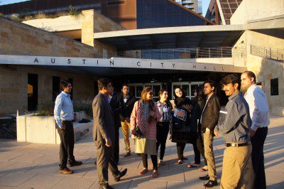 THX for the warmth &amp; hospitality Austin! We loved learning abt local/state govt, entrepreneurship and BBQ! #ELP2015