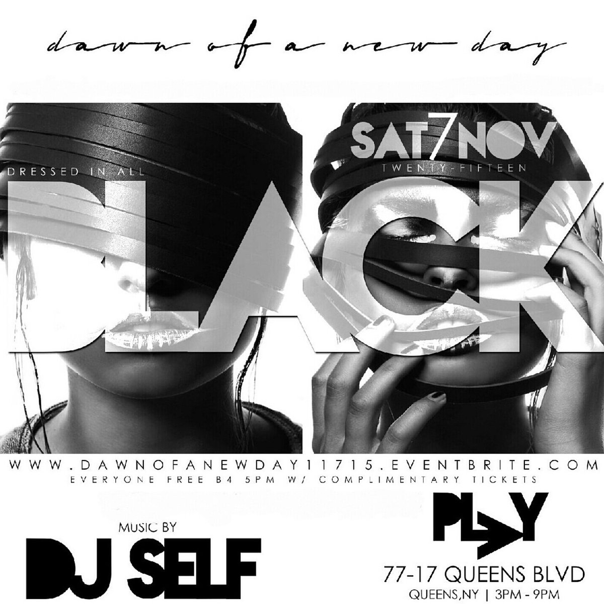 PLAYLOUNGENYC's tweet photo. Day Party 11/7 with DJ SELF https://t.co/v9HHltA5dh