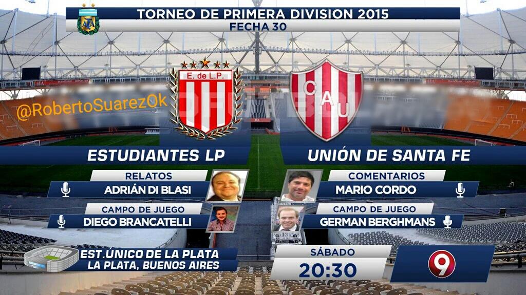 RobertoSuarezOk's tweet photo. #EDLP #Unión 
REL: @DiBlasiAdrian | COM: Cordo | CDJ: @diegobranca - @gbgerman https://t.co/y0JG7sItQX