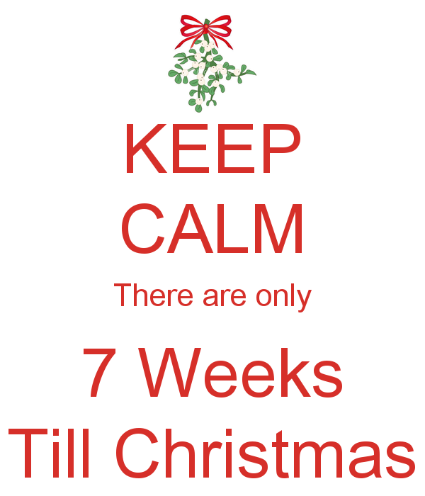 JingleCalls's tweet photo. Only seven weeks till Christmas!! https://t.co/MutVnKk4Lp