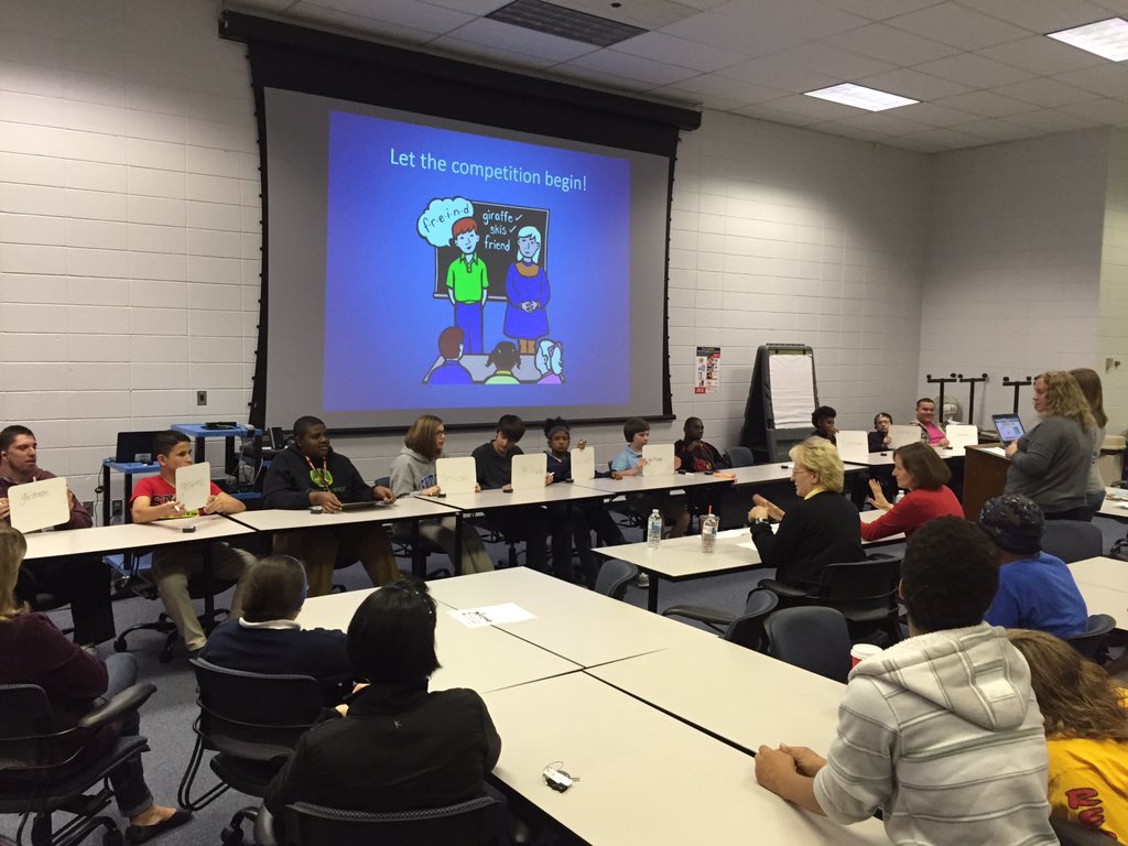 DelkChristina's tweet photo. JCPS/OVEC DHH spelling bee rocked it out today! #KYDHHBEE https://t.co/Obyyu4xQlP