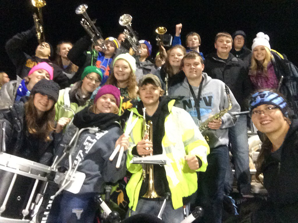 nfvbands's tweet photo. What are you doing next week?  We're going to the dome! #iahsfb https://t.co/WMJNYeKFKv