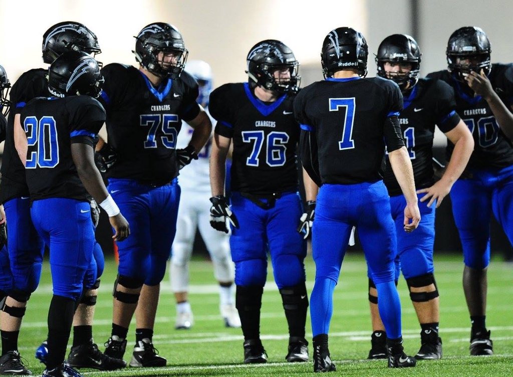Coachjnelms's tweet photo. Charger O-Line will be ready for the play-offs! #ChargerNation #PTR2015  #TrenchLife https://t.co/t5g7527Dfj