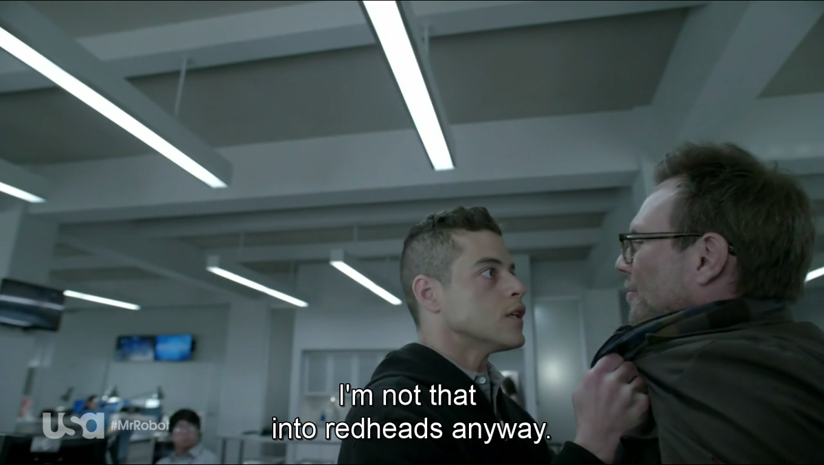Cisco182's tweet photo. HAHAHA xDDD #MrRobot #D3bug https://t.co/ZxDvYYDVAq