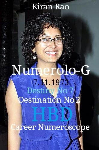 Happy Birthday Kiran Rao !!! Numerolo-G 